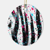 Zebra Keramik Ornament (Links)