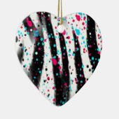 Zebra Keramik Ornament (Rechts)
