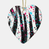 Zebra Keramik Ornament (Links)