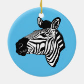 Zebra Keramik Ornament (Hinten)