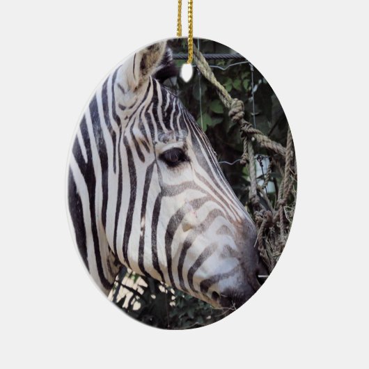 Zebra Keramik Ornament (Rechts)