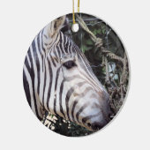 Zebra Keramik Ornament (Links)