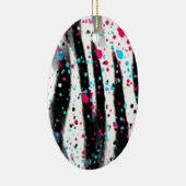 Zebra Keramik Ornament (Rechts)