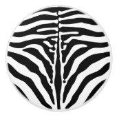 Zebra Keramikknauf (Vorderseite)