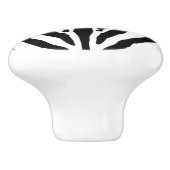 Zebra Keramikknauf (Seitenansicht)