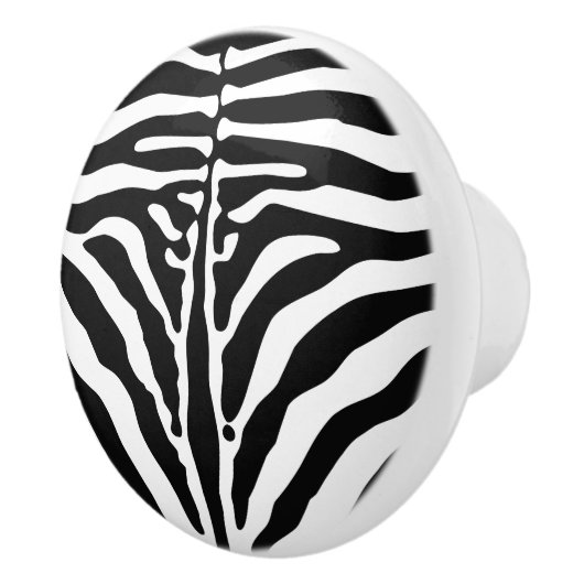 Zebra Keramikknauf (Rechts)