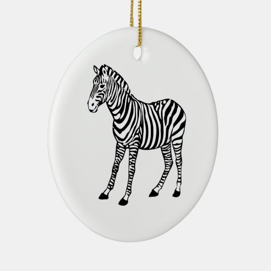 Zebra Keramikornament (Rechts)