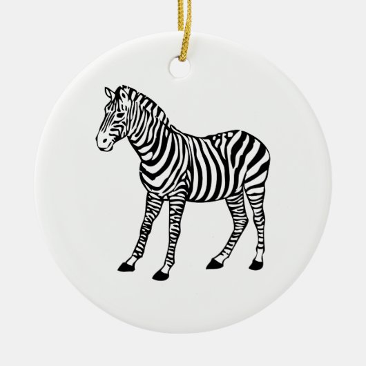 Zebra Keramikornament (Vorne)