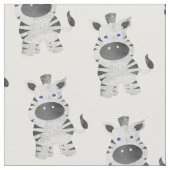 Zebra Kinderzimmer Stoff (Nahaufnahme)