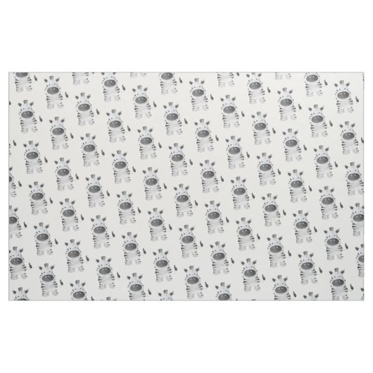 Zebra Kinderzimmer Stoff (Fat Quarter (45,7 x 55,9 cm))