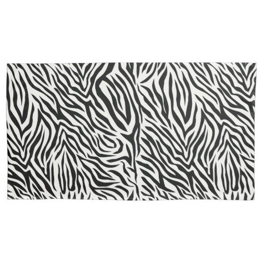 Zebra King Size Pillow Case Pair Kissenbezug (Vorderseite-Links)