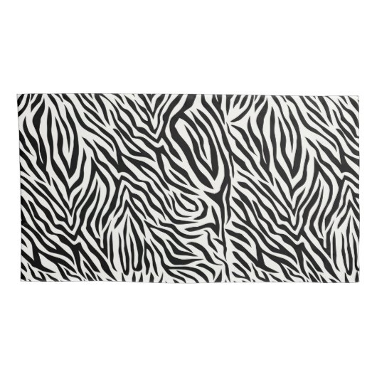 Zebra King Size Pillow Case Pair Kissenbezug (Rückseite-Rechts)