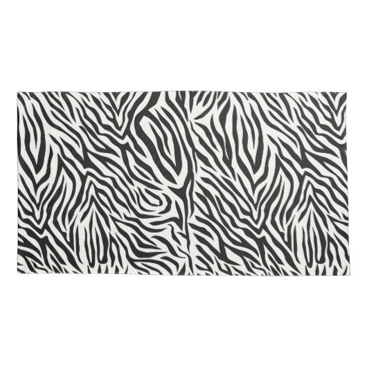 Zebra King Size Pillow Case Pair Kissenbezug (Rückseite-Links)