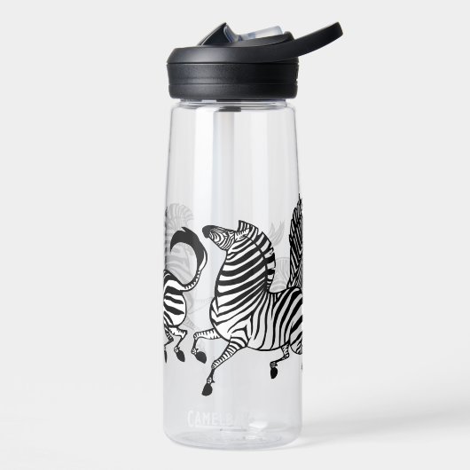Zebra Klarwasser Flasche (Links)