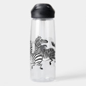 Zebra Klarwasser Flasche (Rückseite)