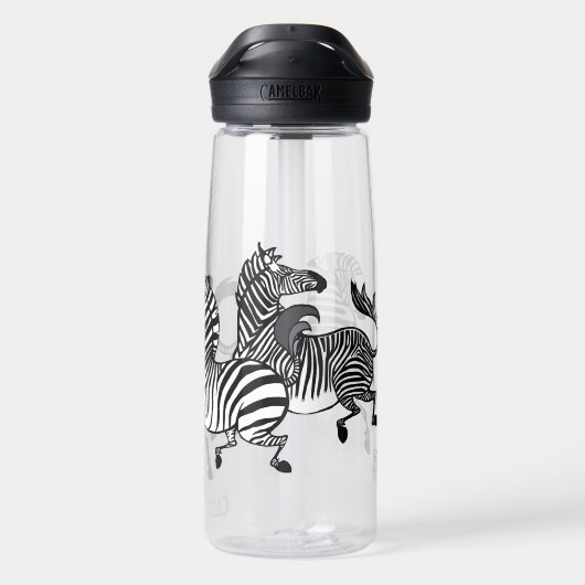 Zebra Klarwasser Flasche (Rückseite)