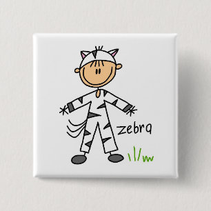 Zebra kleiden oben T-Shirts und Geschenke Button
