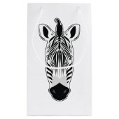 Zebra Kleine Geschenktüte (Rückseite)
