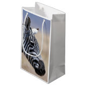 Zebra Kleine Geschenktüte (Rückseite Schrägansicht)