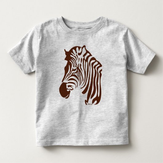 Zebra Kleinkind T-shirt (Vorderseite)