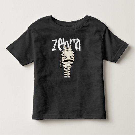 Zebra Kleinkind T-shirt (Vorderseite)