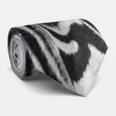 Zebra Krawatte (Gerollt)