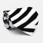 Zebra Krawatte (Gerollt)