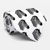 Zebra Krawatte (Gerollt)