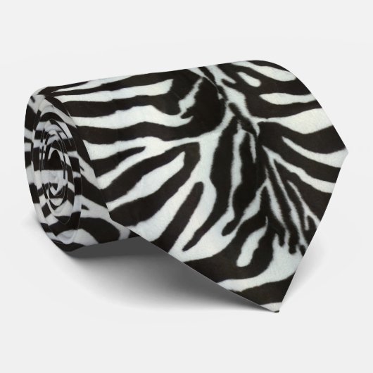 Zebra Krawatte (Gerollt)
