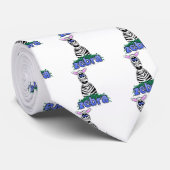 ZEBRA KRAWATTE (Gerollt)