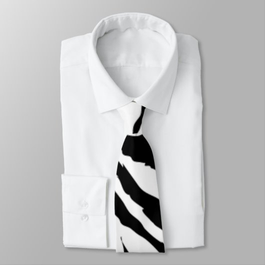 Zebra-Krawatte Krawatte (Gebunden)