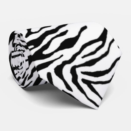 Zebra-Krawatte Krawatte (Gerollt)