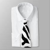 Zebra-Krawatte Krawatte (Gebunden)