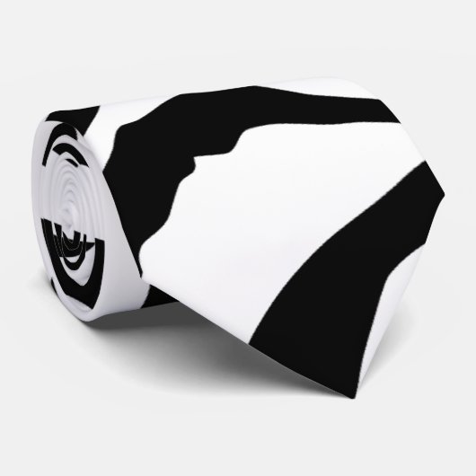 Zebra-Krawatte Krawatte (Gerollt)