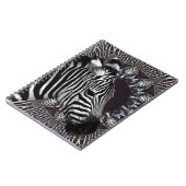 Zebra-Kunst-Notizbuch Notizblock (Linke Seite)
