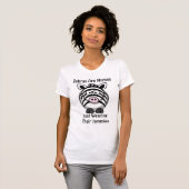 Zebra-Kunst T-Shirt (Vorne ganz)