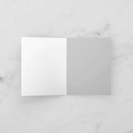 Zebra-Lächeln Notecard Karte (Innenseite)