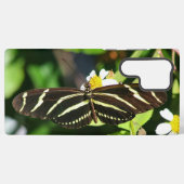 Zebra-Langflügel-Schmetterling Samsung Galaxy Hülle (Rückseite (Horizontal))