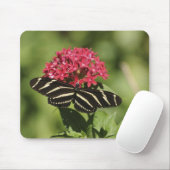 Zebra-Langschmetterling, Heliconius Mousepad (Mit Mouse)