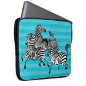 Zebra Laptop Case Sleeve (Vorne Rechts)
