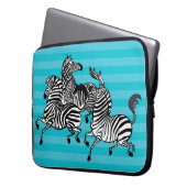 Zebra Laptop Case Sleeve (Vorderseite Links)