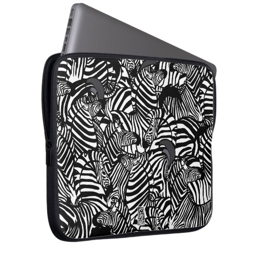 Zebra Laptop Sleeve Case (Vorne Rechts)