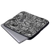 Zebra Laptop Sleeve Case (Vorne Knopf)