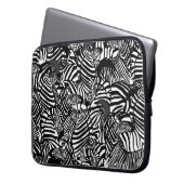 Zebra Laptop Sleeve Case (Vorderseite Links)