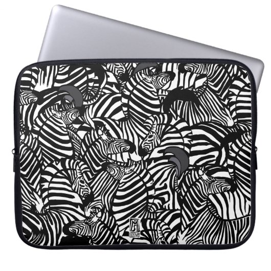Zebra Laptop Sleeve Case (Vorderseite)