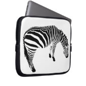 Zebra Laptopschutzhülle (Vorne Rechts)
