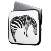 Zebra Laptopschutzhülle (Vorderseite Links)