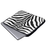 Zebra Laptopschutzhülle (Vorne Knopf)