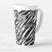 Zebra Latte Tasse (Rechte Ecke)