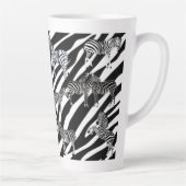 Zebra Latte Tasse (Rechts)